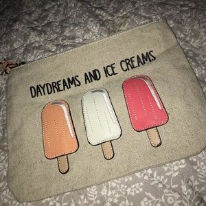 Daydreams and Ice Creams Zip up pouch